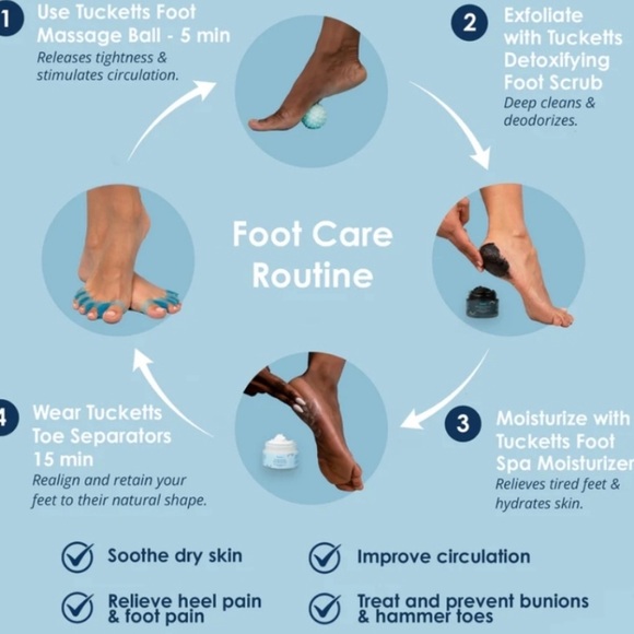 NIB new Tucketts foot spa kit $50 - Picture 3 of 5